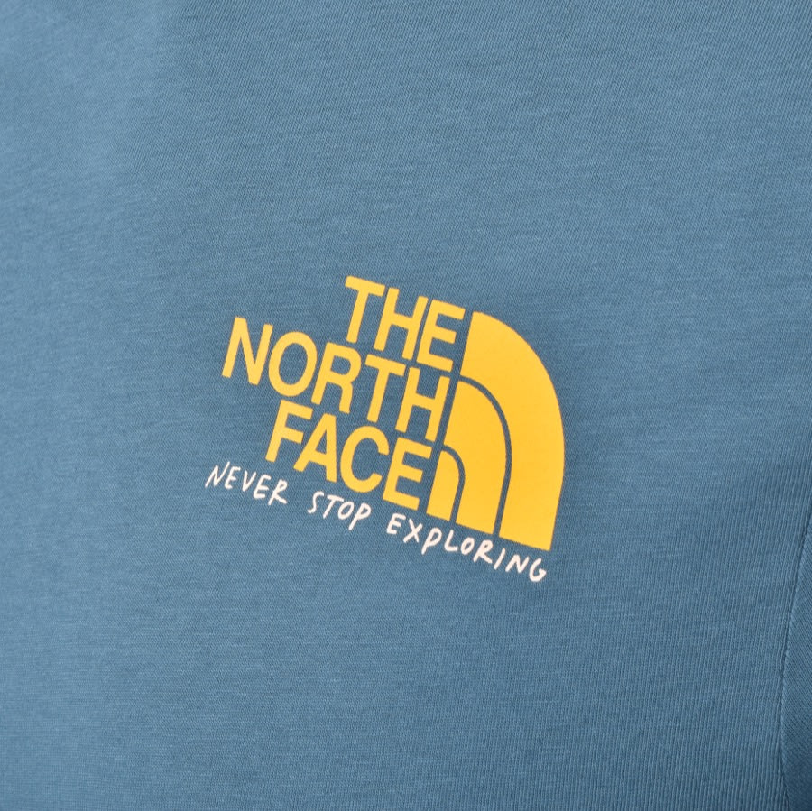 Alternative Image for ProductThe North Face Logo T Shirt Blue3